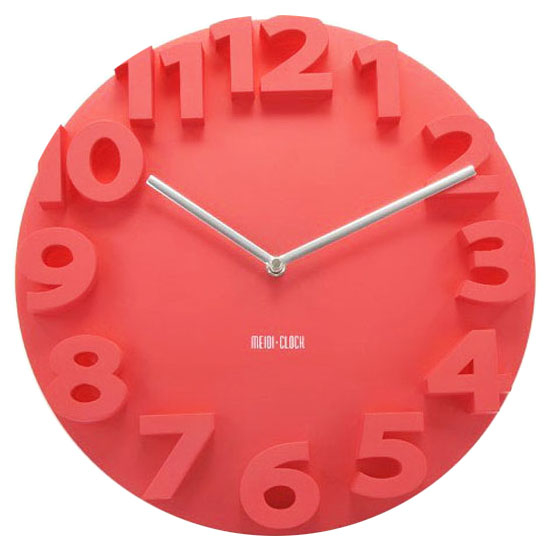 Meidi 3D Wall Clock Round Art & Creative Clock